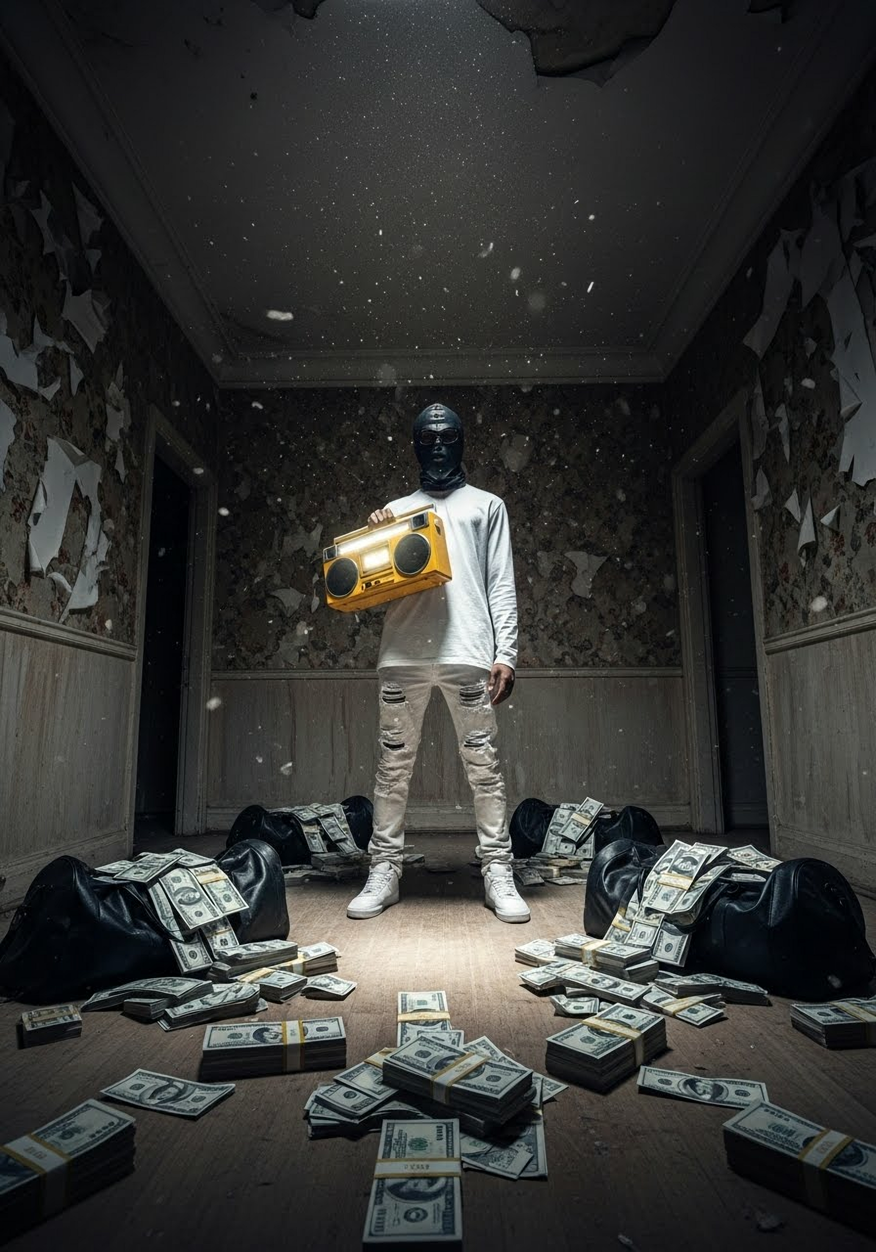 Urban streetwear styling