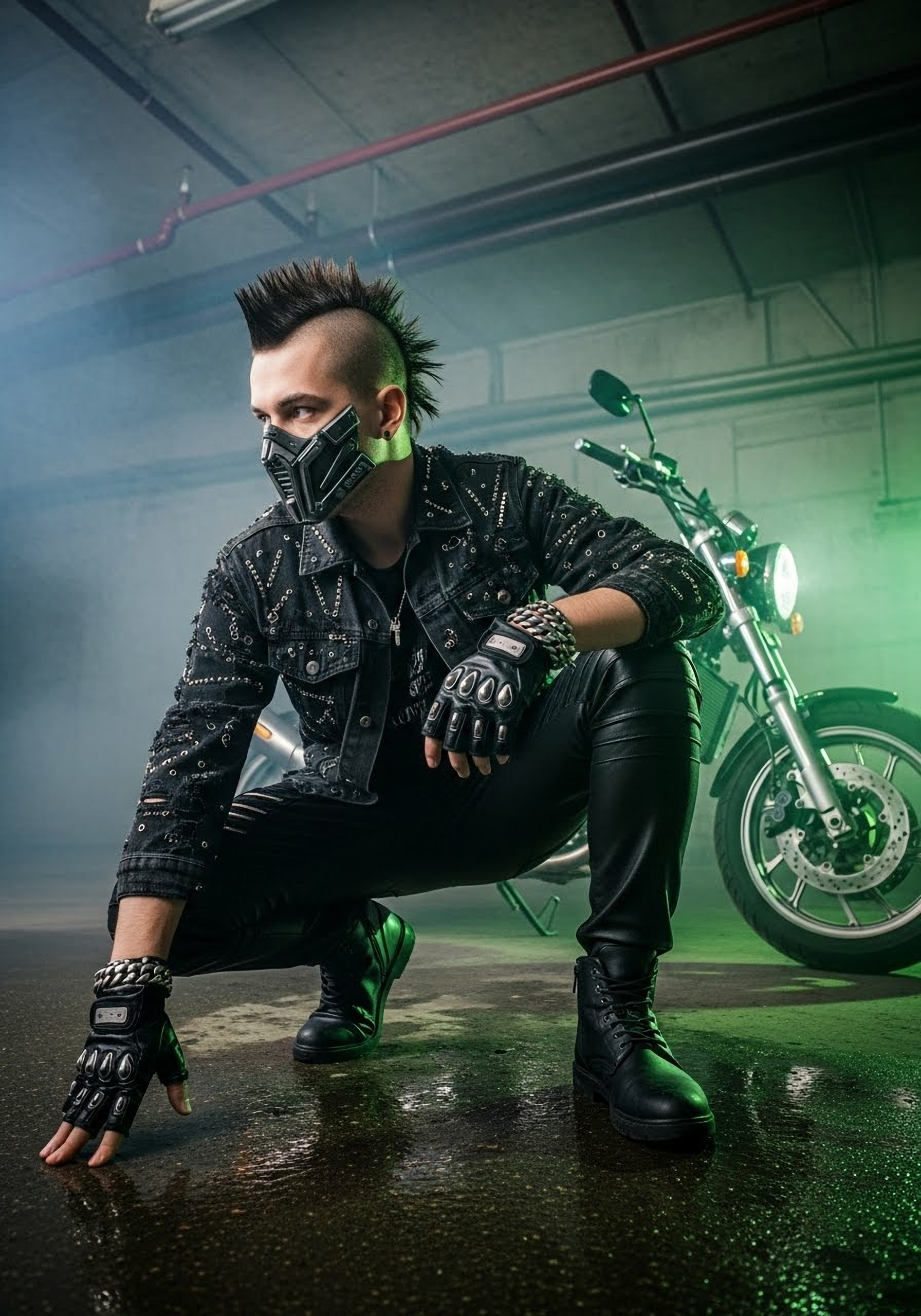 Artistic portrait showcasing brand aesthetic